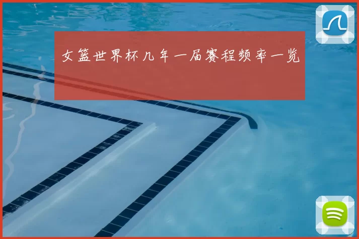 女篮世界杯几年一届赛程频率一览