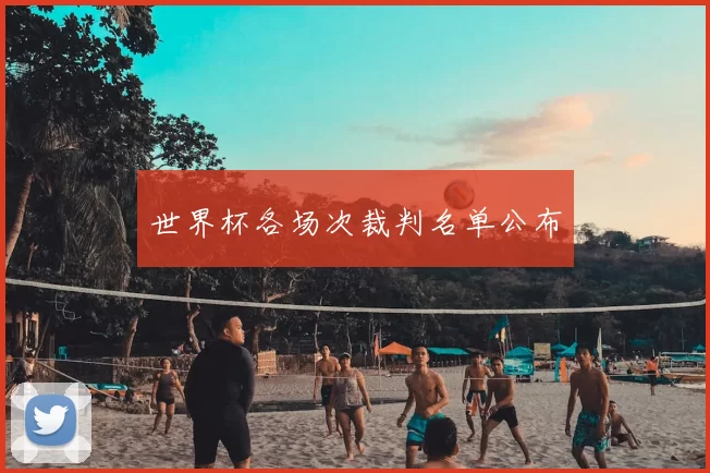 世界杯各场次裁判名单公布
